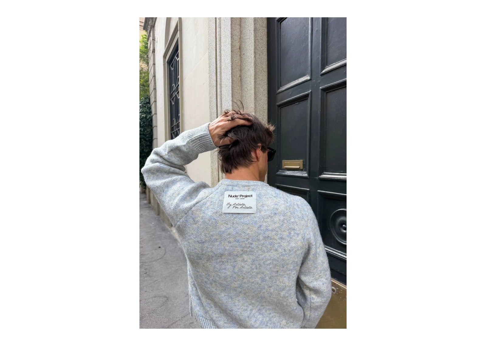 Nude Project Le Marais Knit Sweater Grey Melange - görsel 7