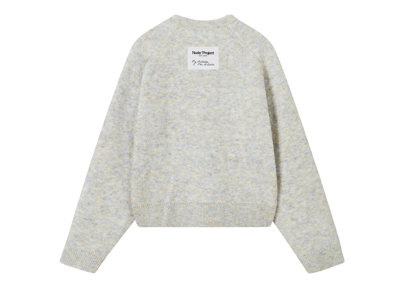 Nude Project Le Marais Knit Sweater Grey Melange - görsel 8