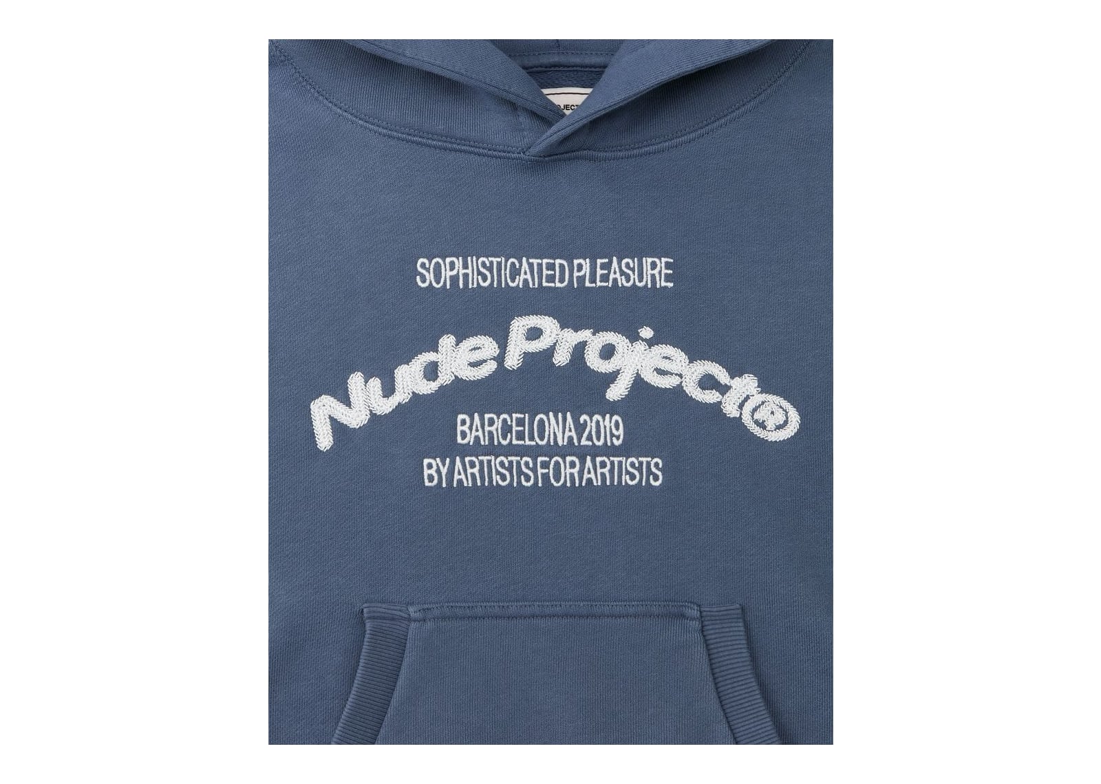 Nude Project Liberty Boxy Hoodie Blue - görsel 8