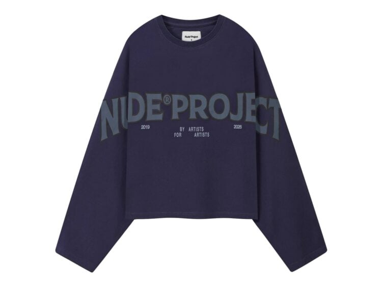 Nude Project Macro Long-Sleeve Tee Navy