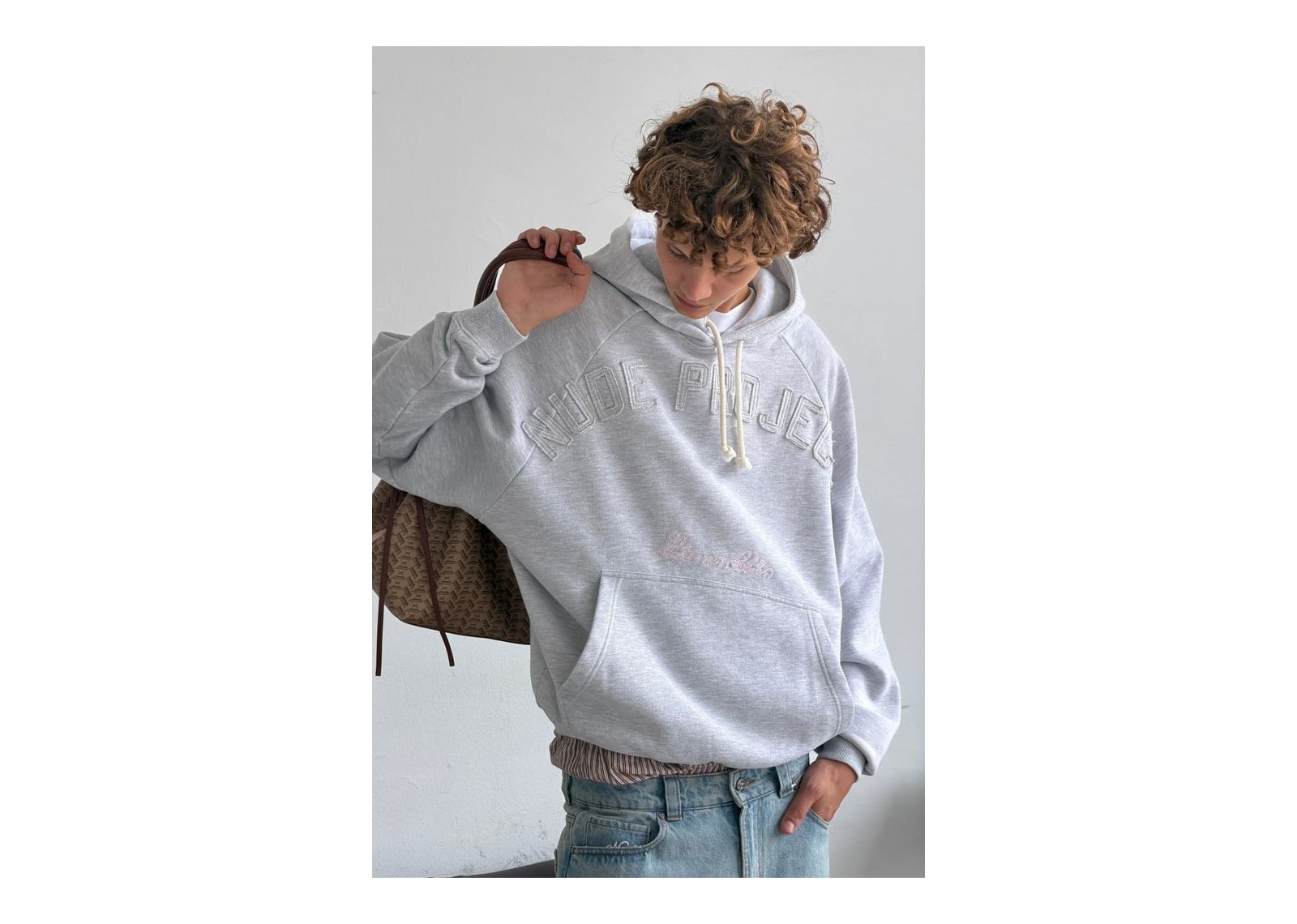 Nude Project Manhattan Hoodie Grey - görsel 2