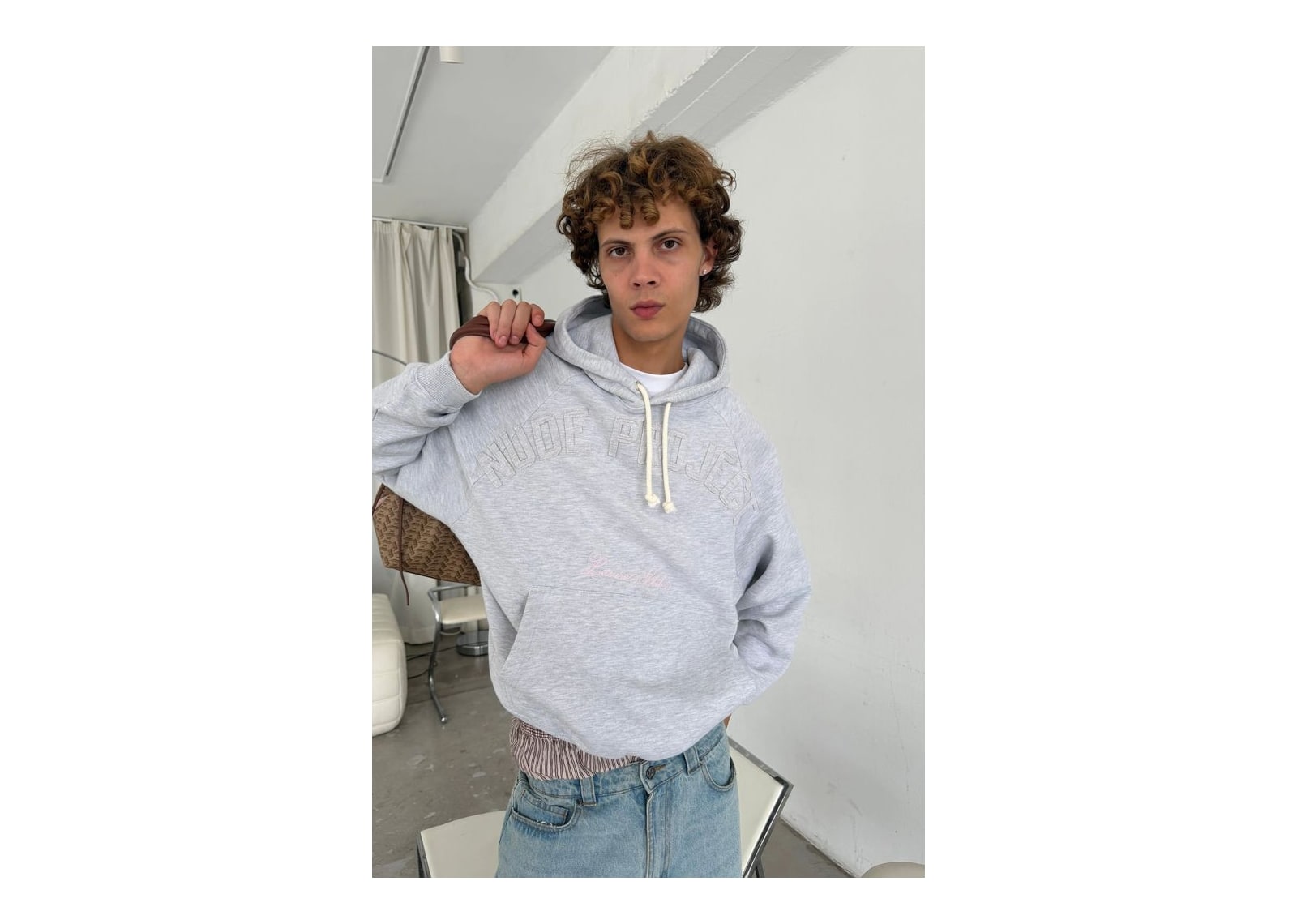 Nude Project Manhattan Hoodie Grey - görsel 3