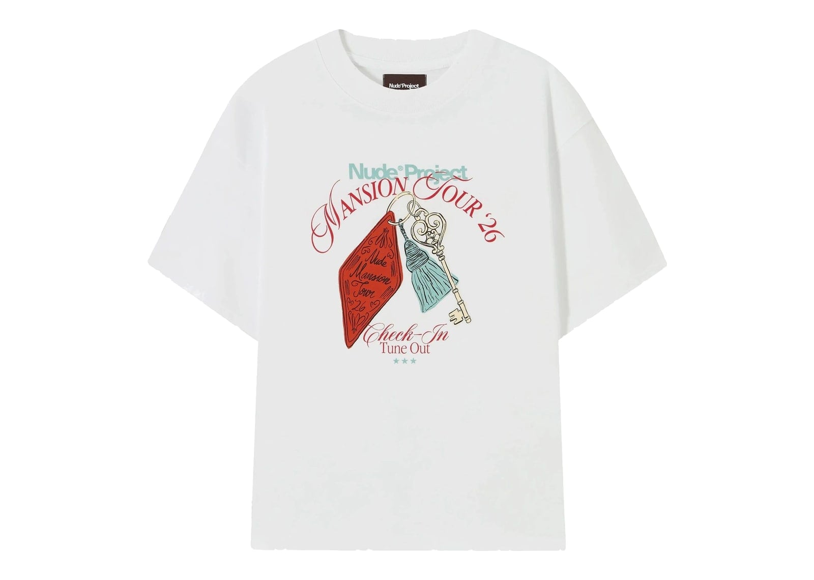 Nude Project Mansion Key Tee White