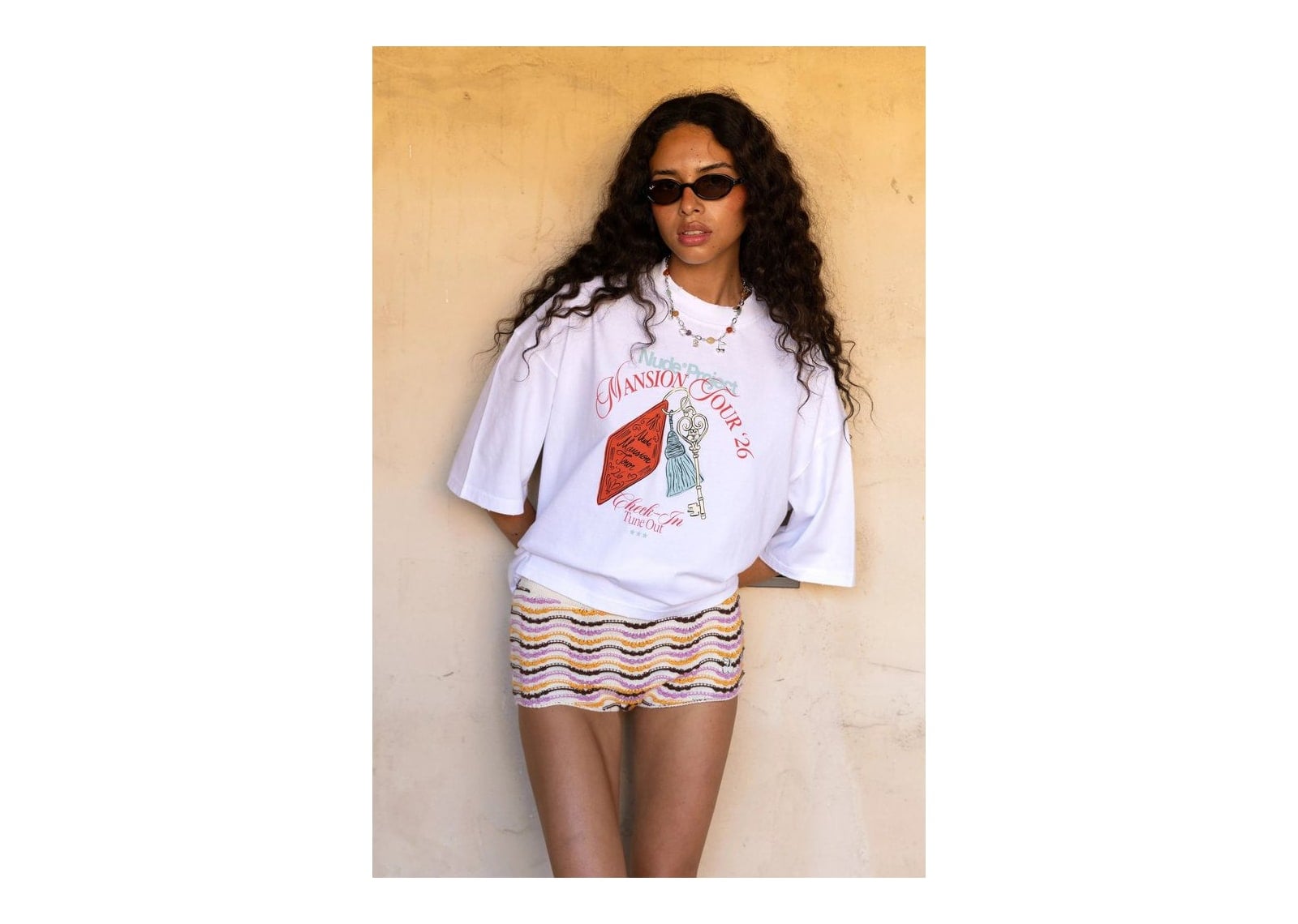 Nude Project Mansion Key Tee White - görsel 10