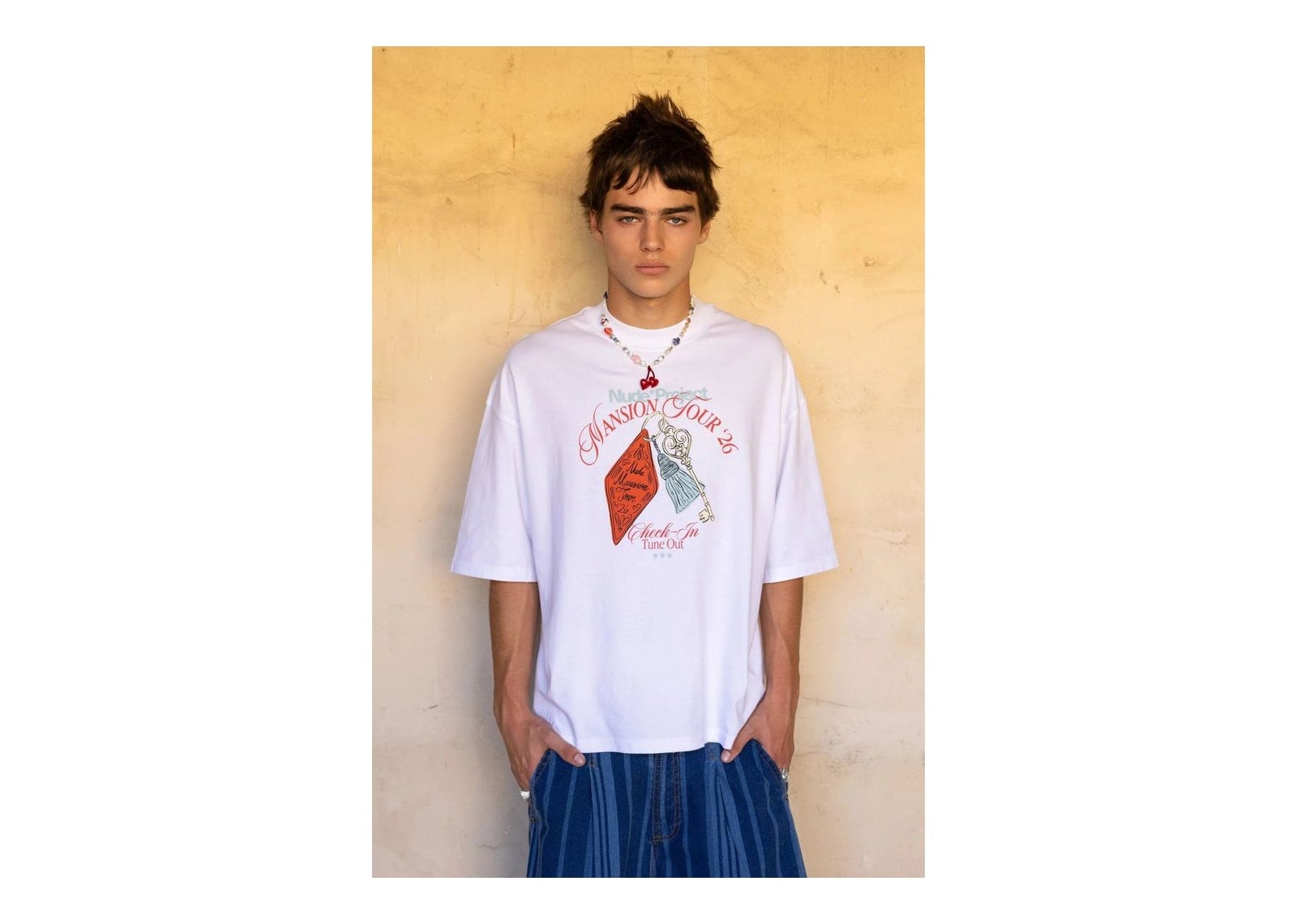 Nude Project Mansion Key Tee White - görsel 2