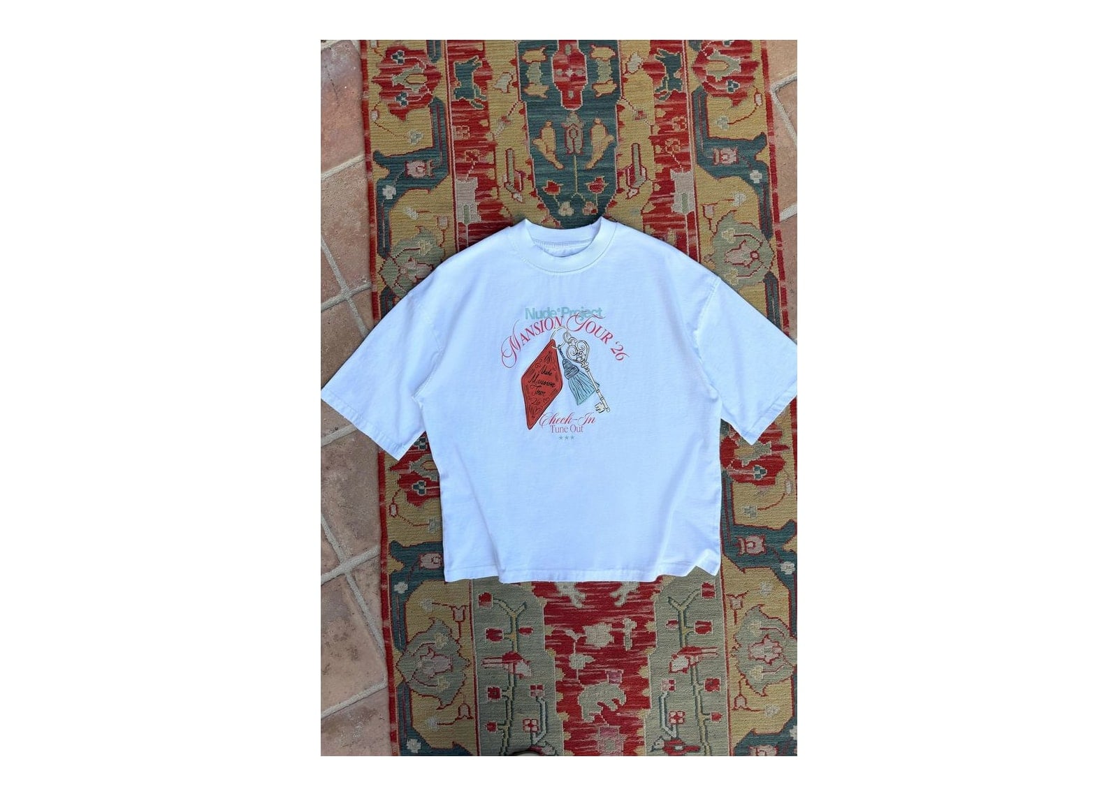 Nude Project Mansion Key Tee White - görsel 8