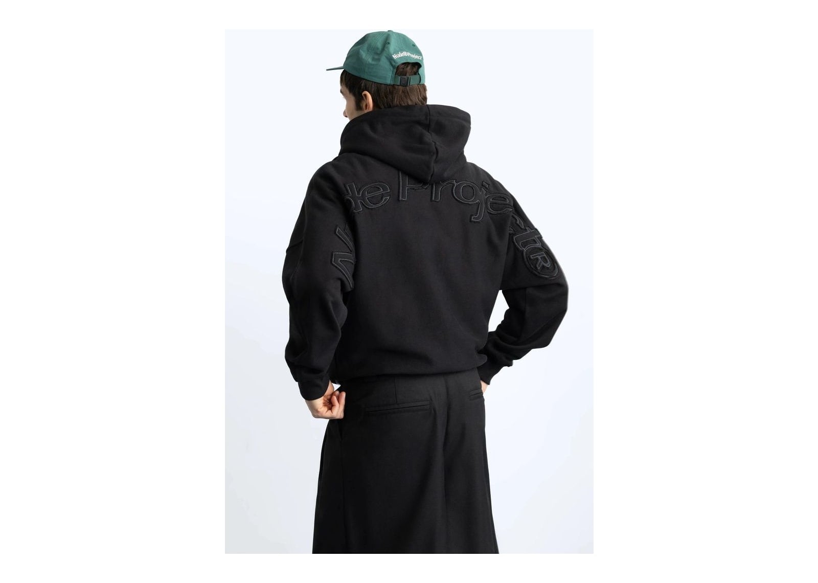 Nude Project Marble Hoodie Black - görsel 10