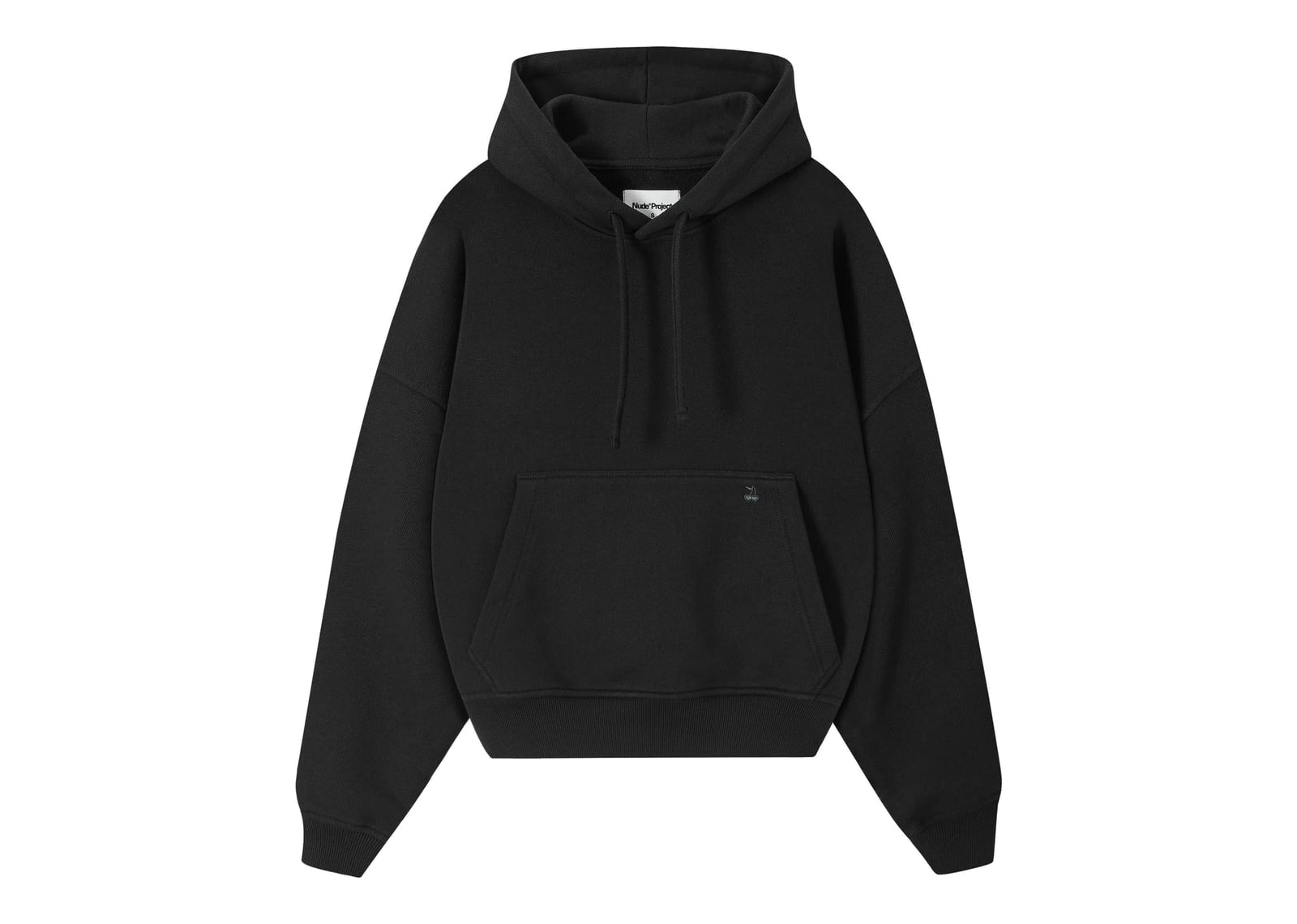 Nude Project Marble Hoodie Black - görsel 3