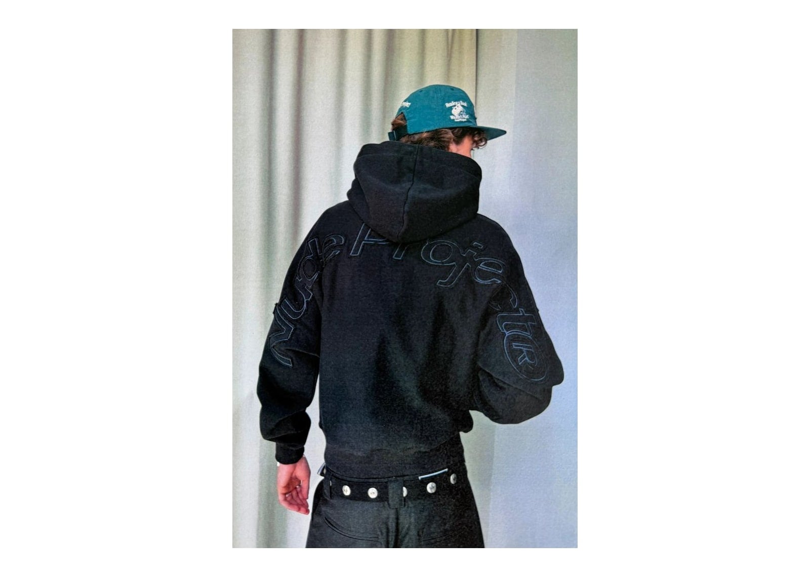 Nude Project Marble Hoodie Black - görsel 6