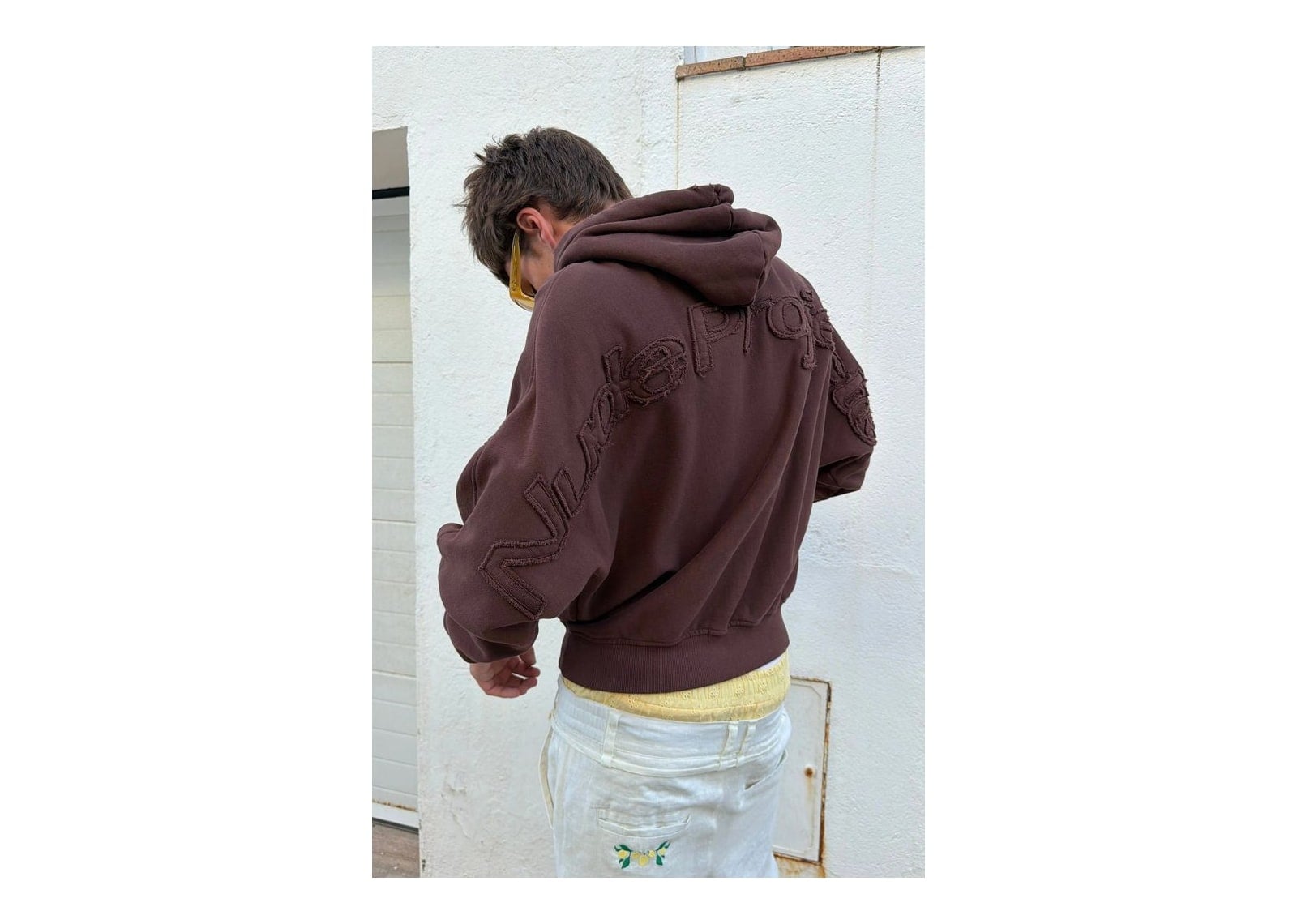 Nude Project Marble Hoodie Brown - görsel 2