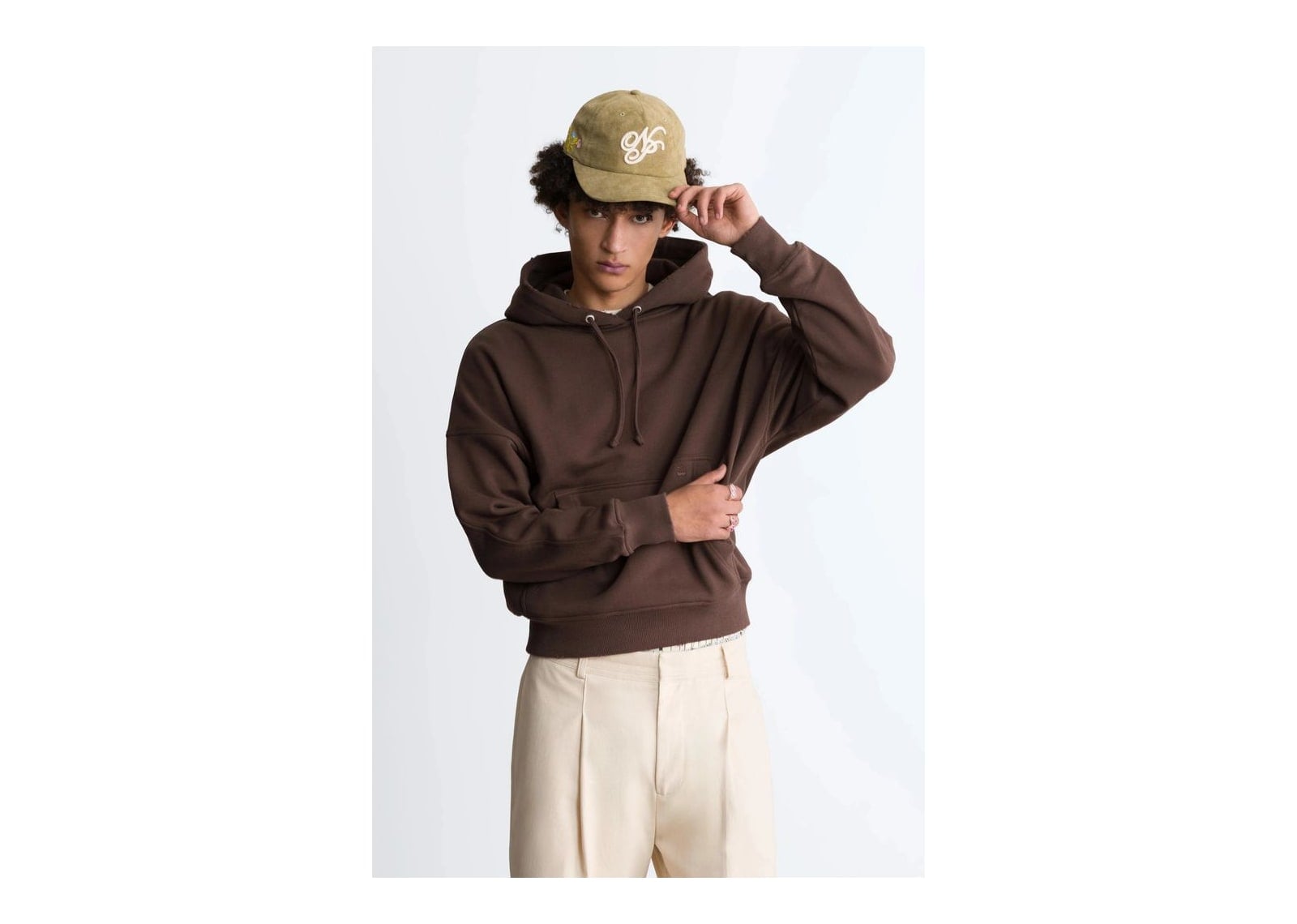 Nude Project Marble Hoodie Brown - görsel 7