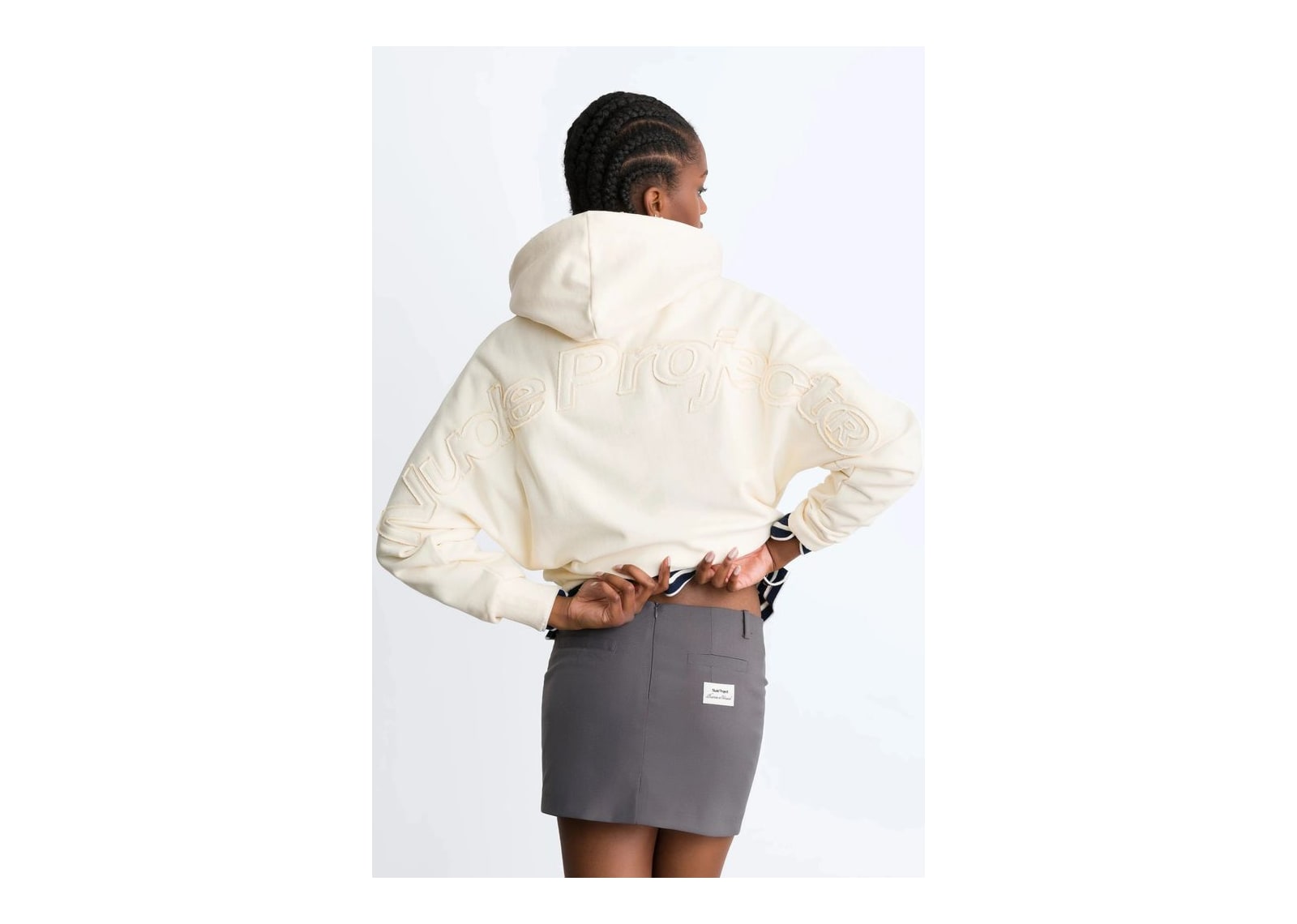 Nude Project Marble Hoodie Marshmallow - görsel 10