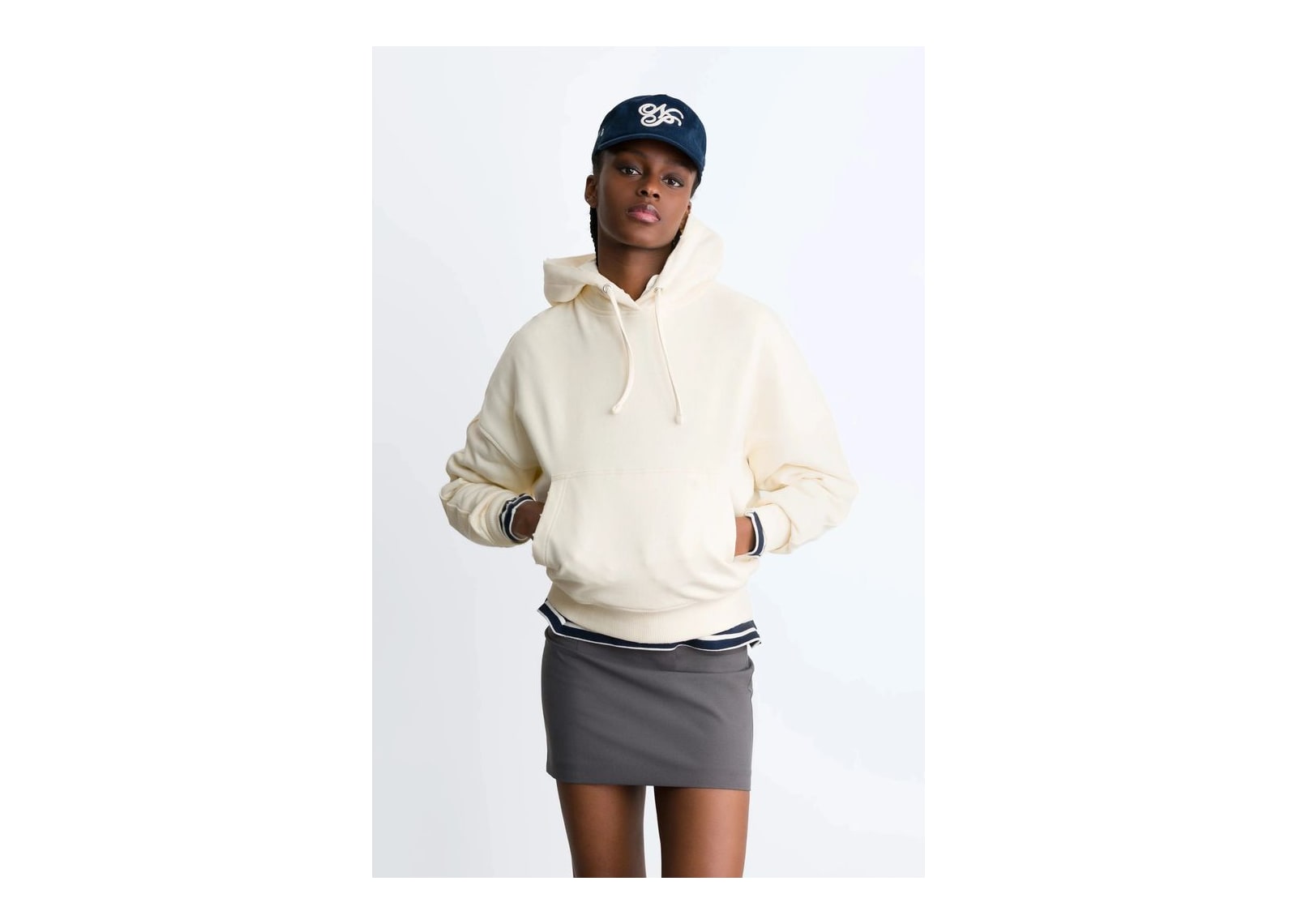 Nude Project Marble Hoodie Marshmallow - görsel 11