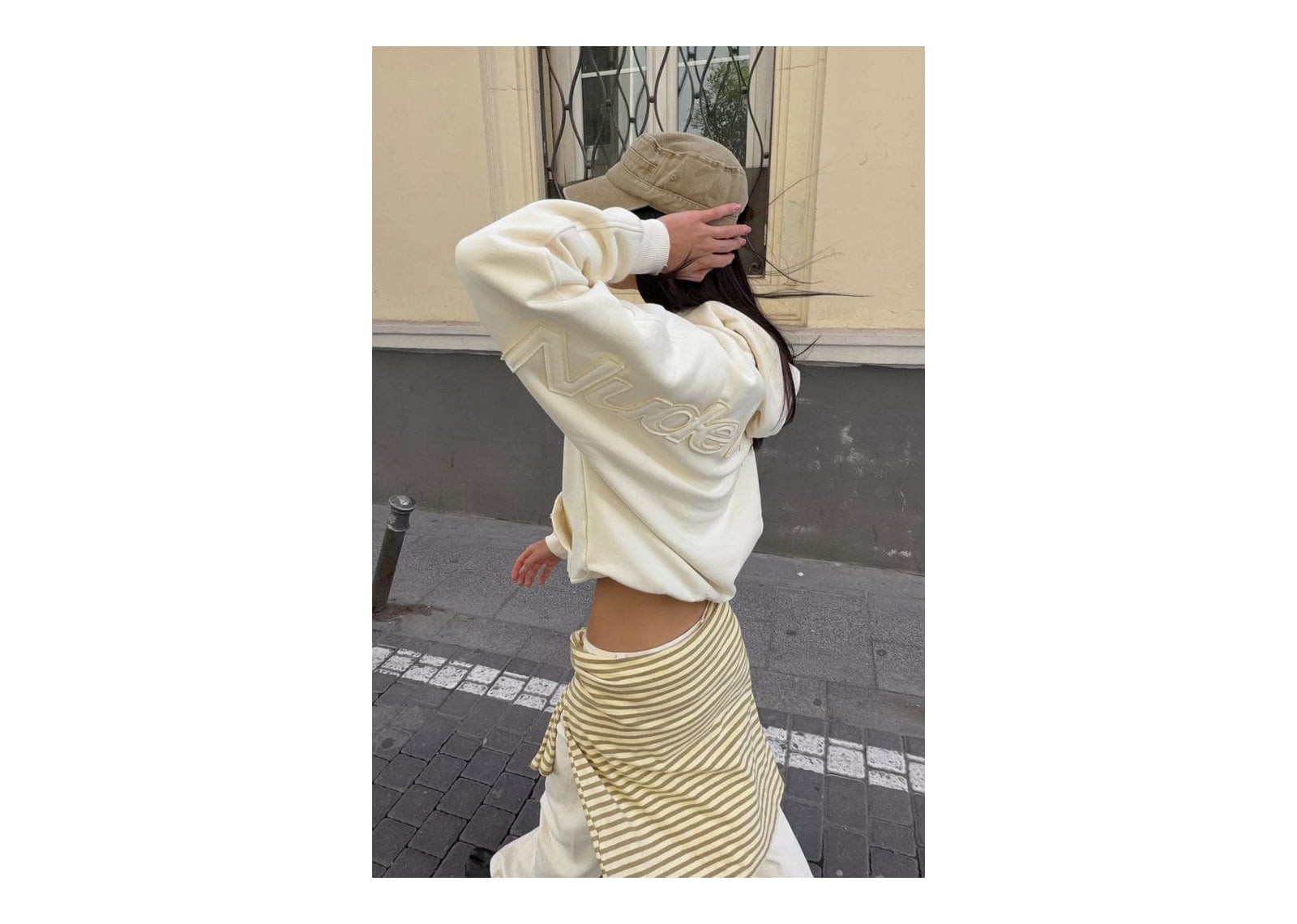 Nude Project Marble Hoodie Marshmallow - görsel 4