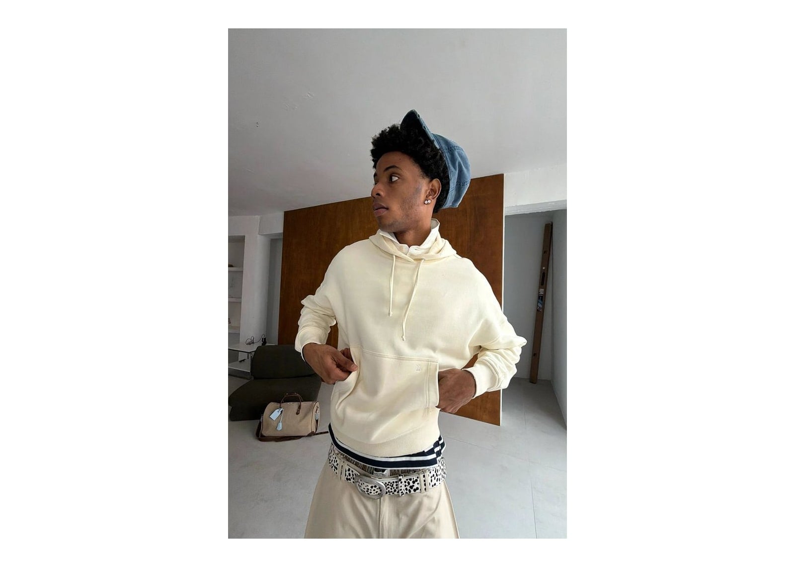 Nude Project Marble Hoodie Marshmallow - görsel 5