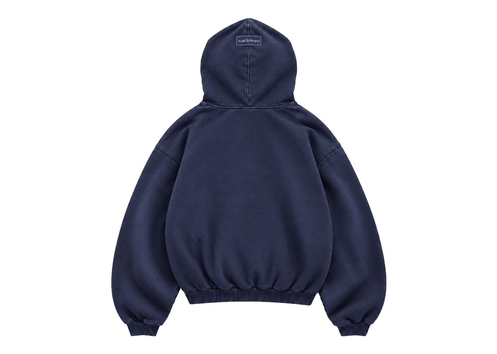 Nude Project Mirror Zip-Up Hoodie Navy - görsel 11