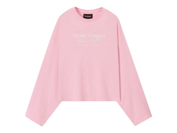 Nude Project Mon Amour Long-Sleeve Tee Pink