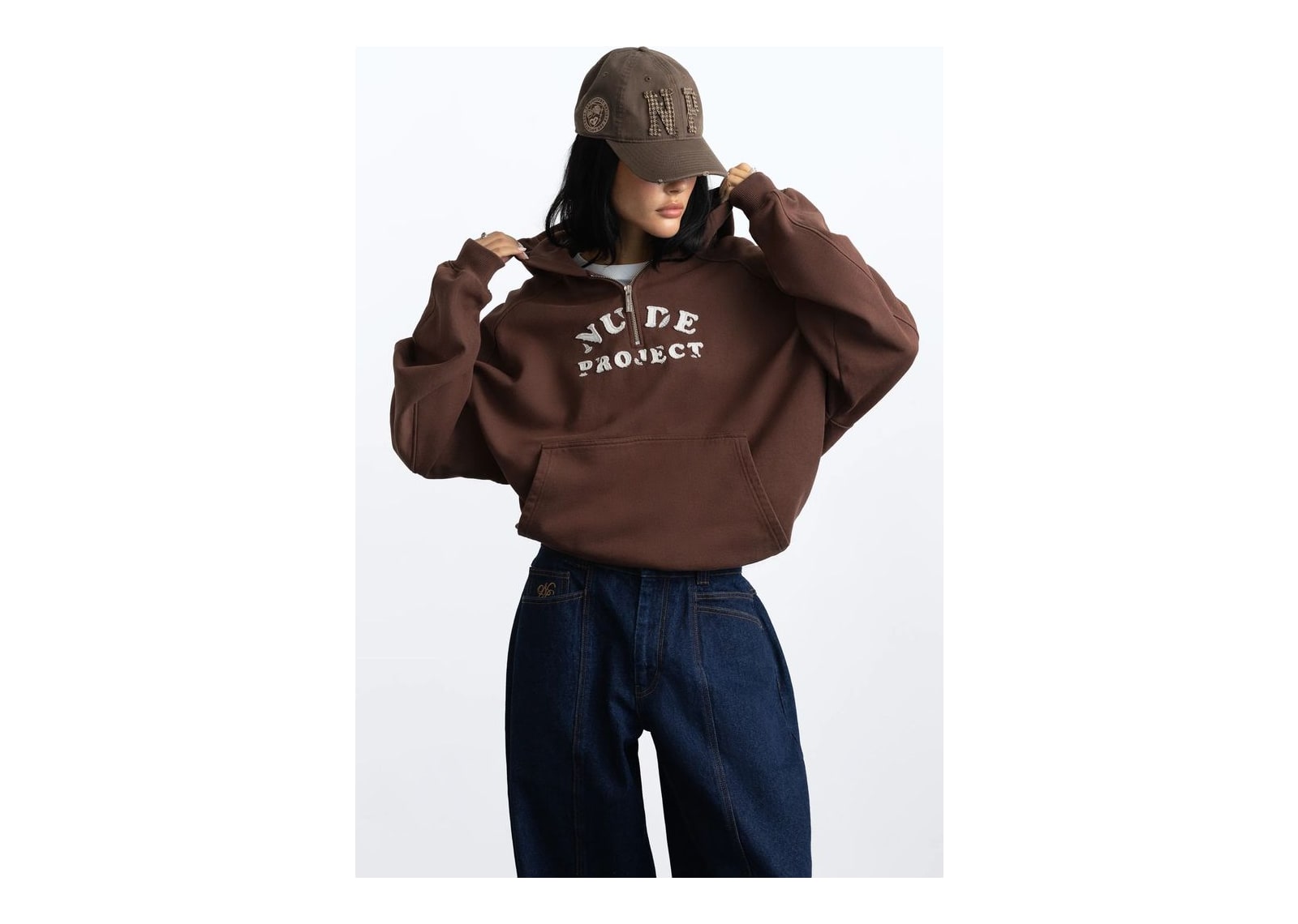 Nude Project Nari Hoodie Brown - görsel 10