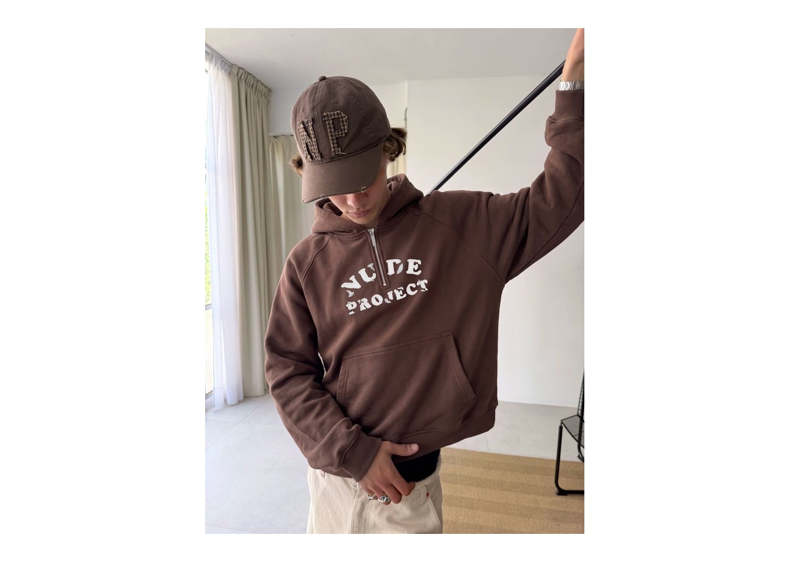 Nude Project Nari Hoodie Brown - görsel 3