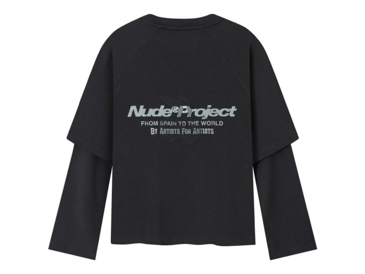 Nude Project Neo Long-Sleeve Tee Black