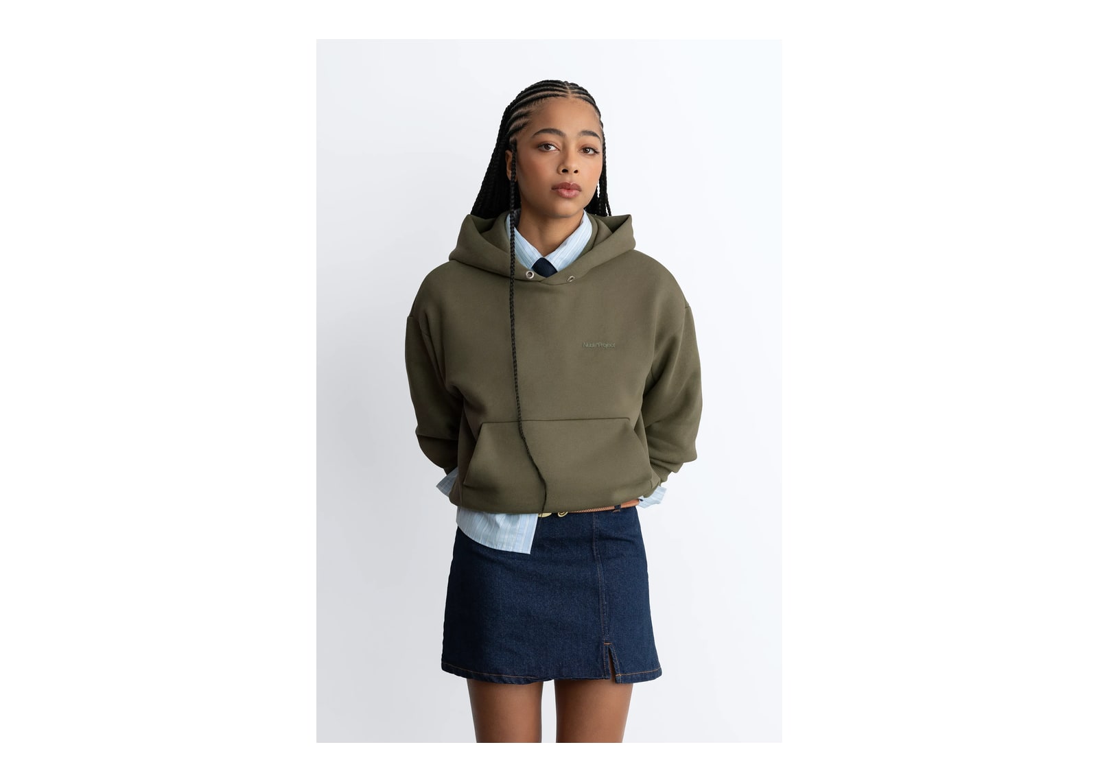 Nude Project Origins Hoodie Khaki - görsel 4