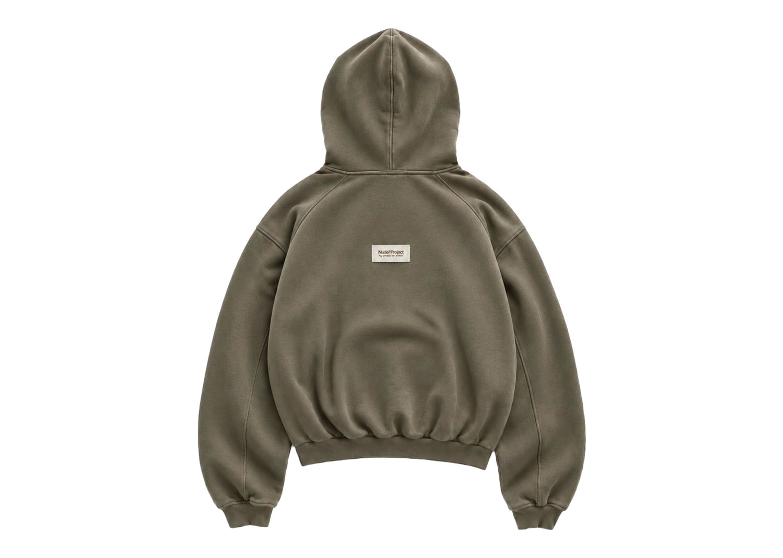 Nude Project Origins Hoodie Khaki - görsel 7