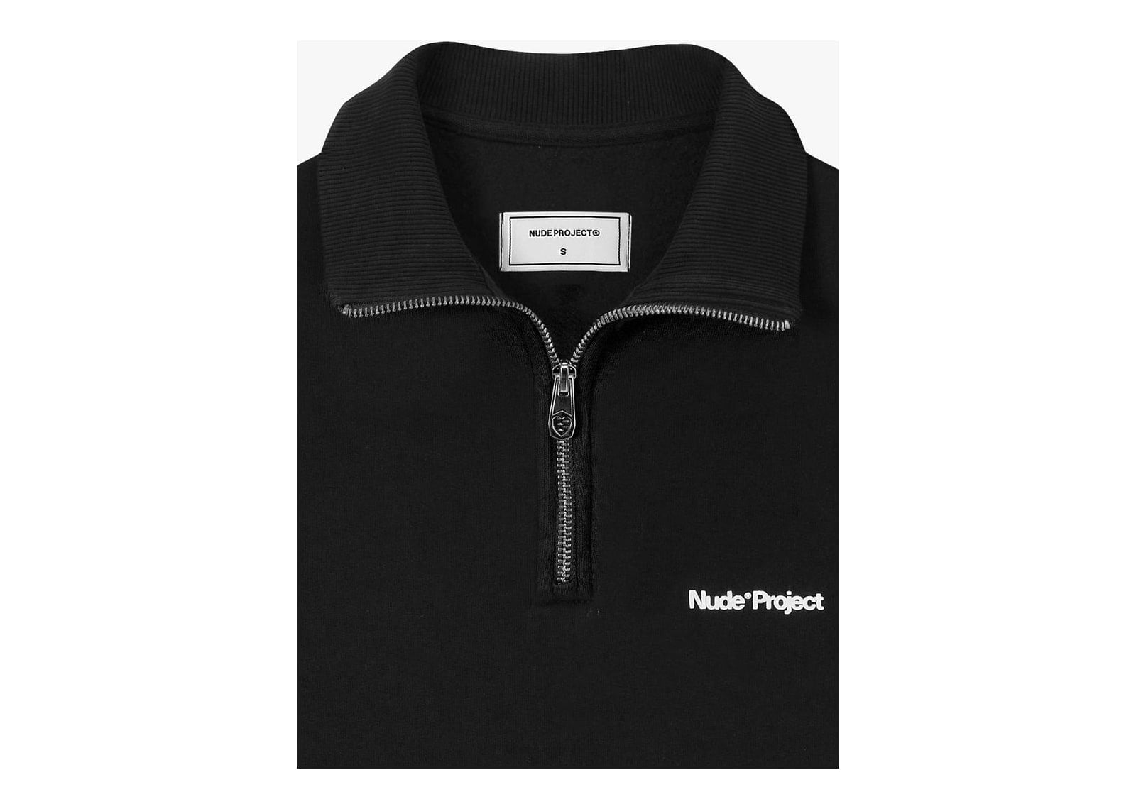 Nude Project Origins Quarter-Zip Black - görsel 11