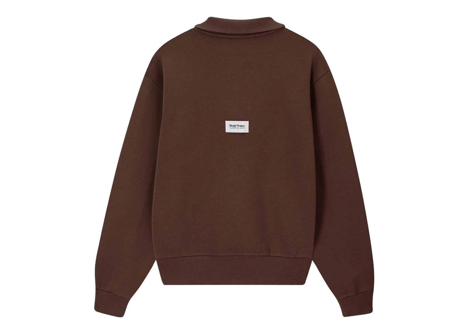 Nude Project Origins Quarter-Zip Brown - görsel 3