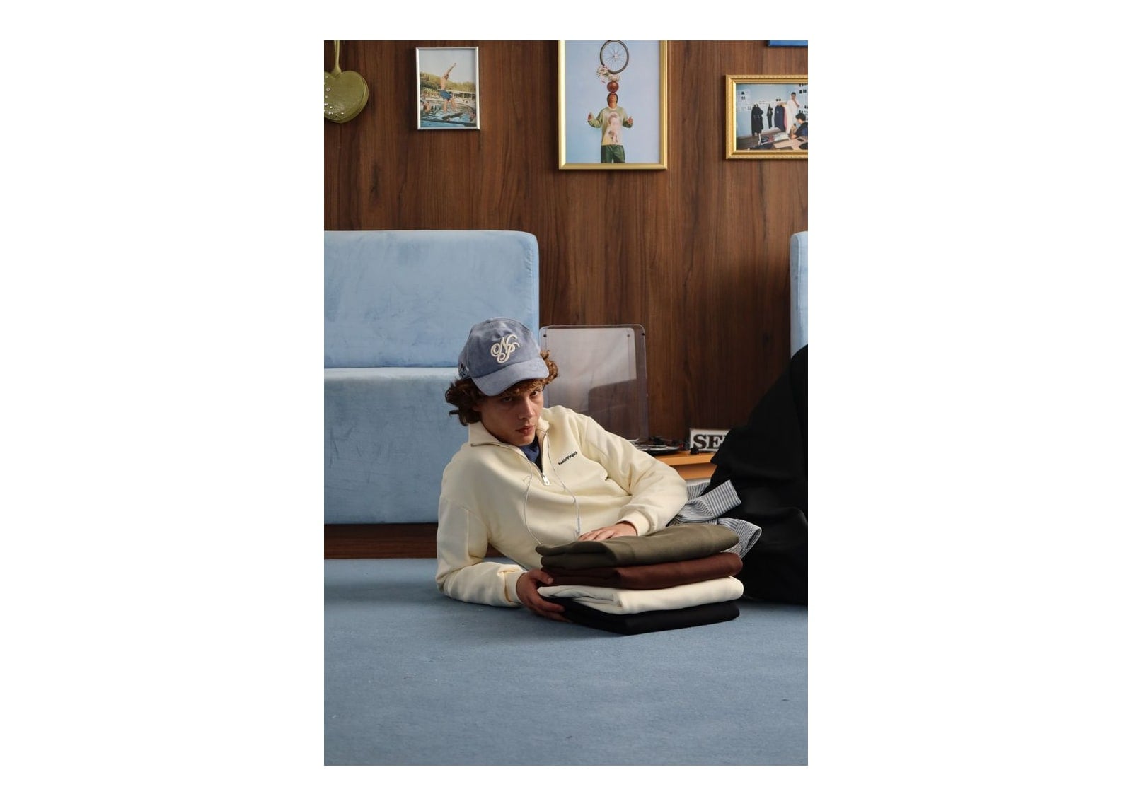 Nude Project Origins Quarter-Zip Ivory - görsel 10