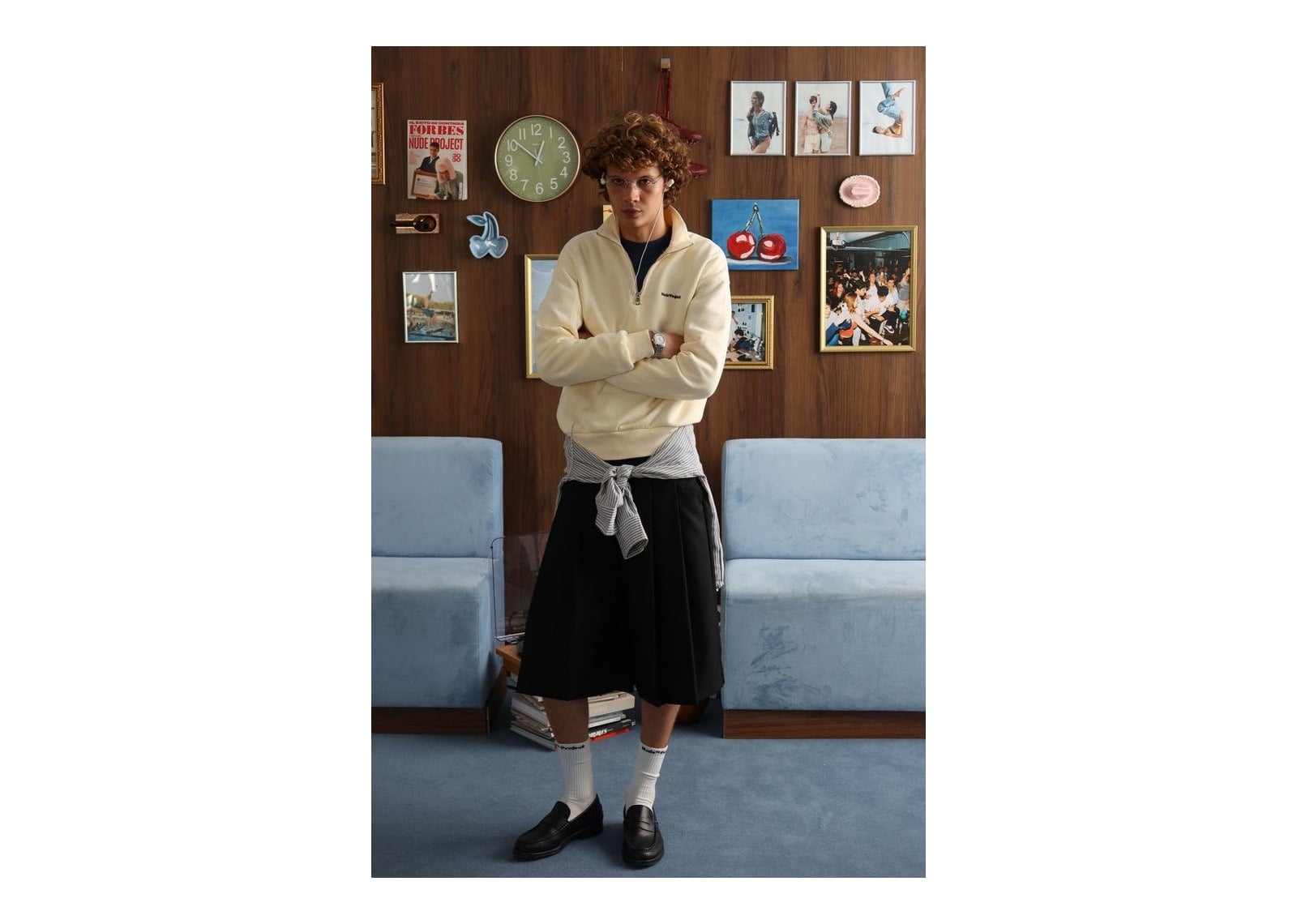 Nude Project Origins Quarter-Zip Ivory - görsel 6