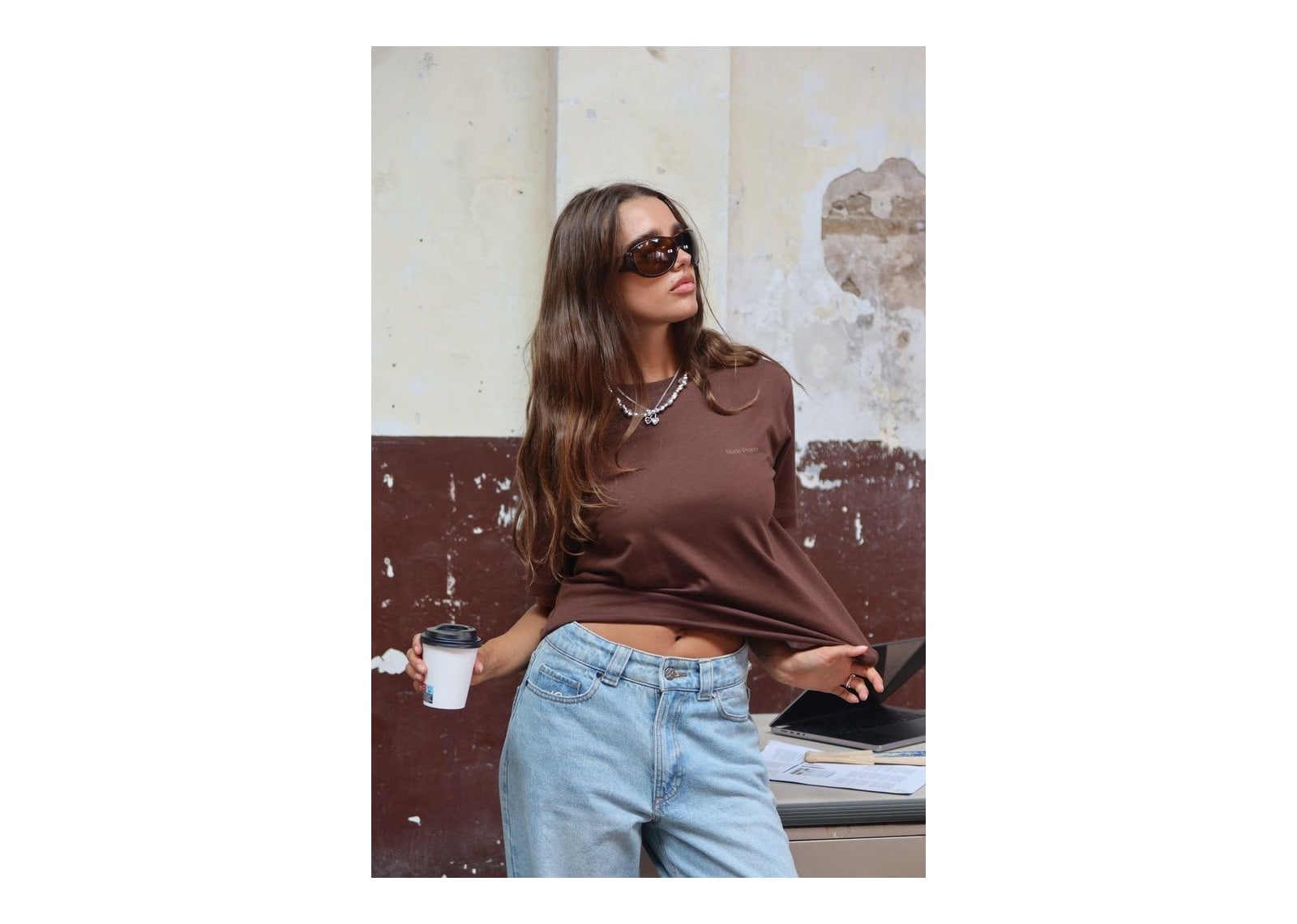 Nude Project Origins Tee Brown - görsel 10