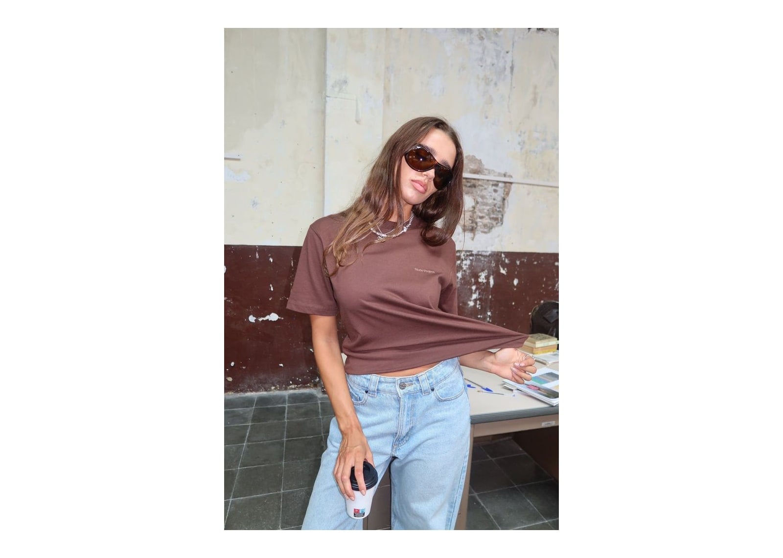 Nude Project Origins Tee Brown - görsel 9