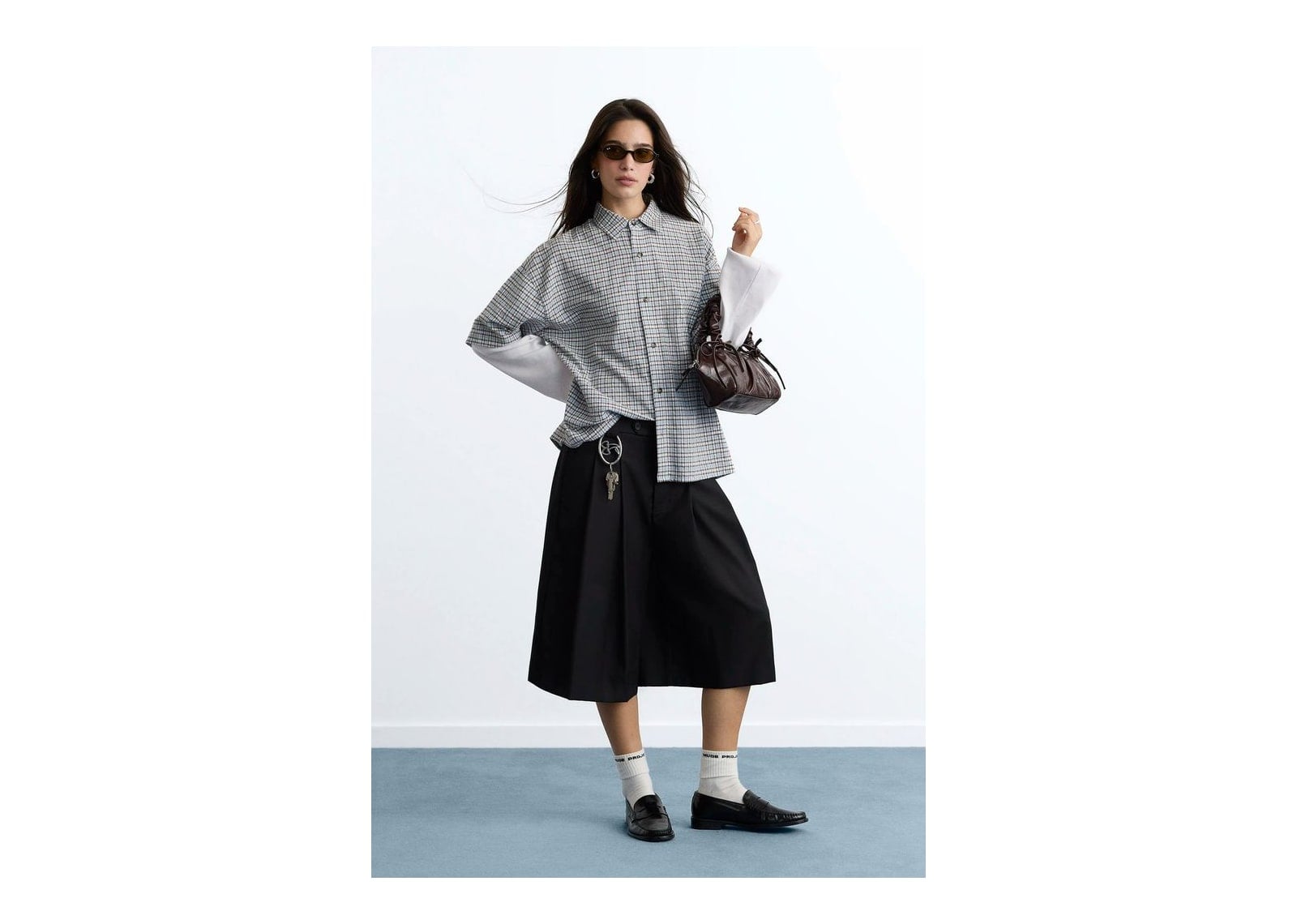 Nude Project Palier Double Sleeve Shirt Navy - görsel 5