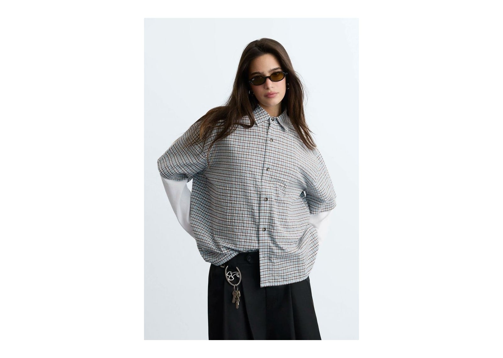 Nude Project Palier Double Sleeve Shirt Navy - görsel 6