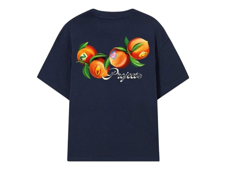 Nude Project Peach Tee Navy