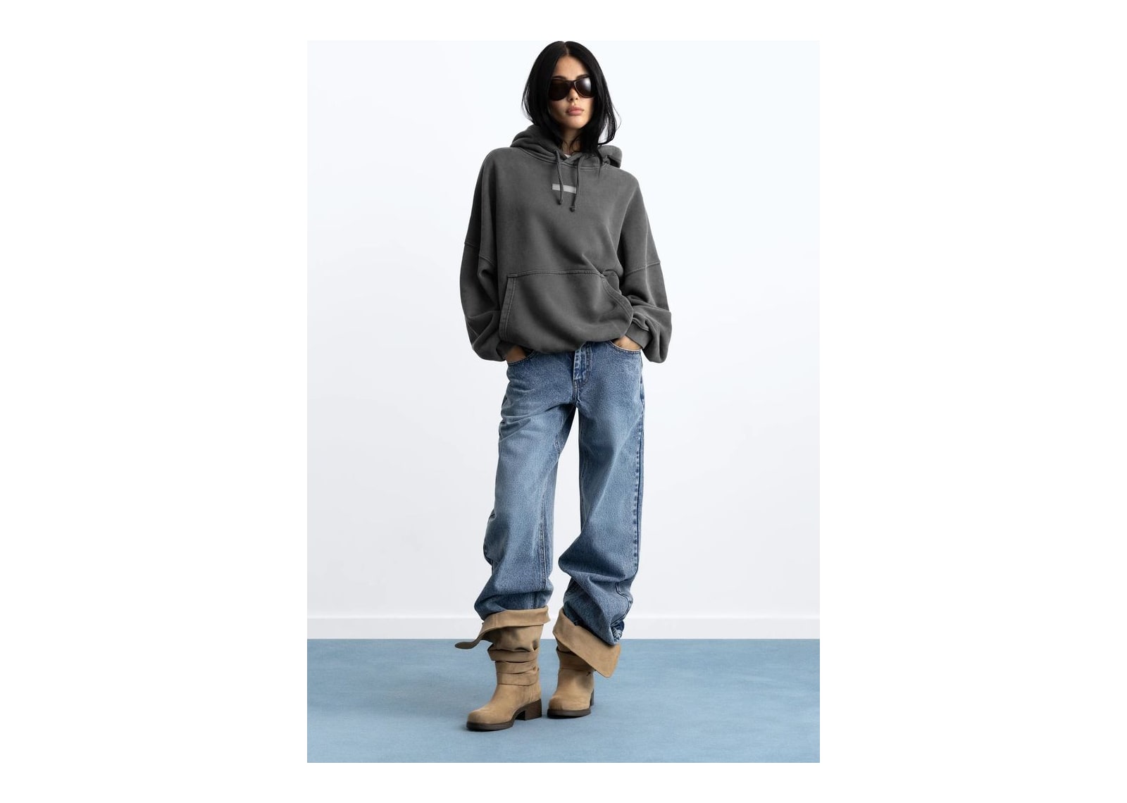 Nude Project Pearl Hoodie Ash - görsel 3