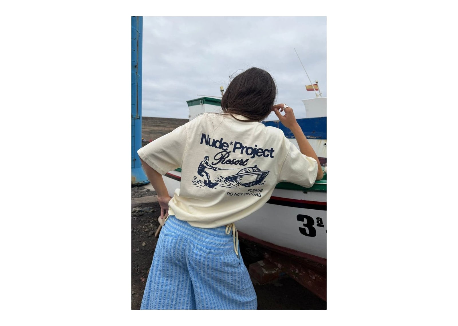 Nude Project Resort Tee Marshmallow - görsel 7