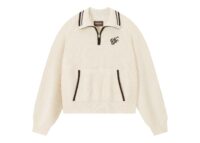 Nude Project Ridgmount Quarter-Zip Knit Sweater Ivory