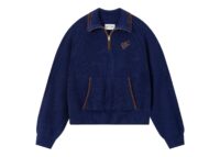 Nude Project Ridgmount Quarter-Zip Knit Sweater Navy