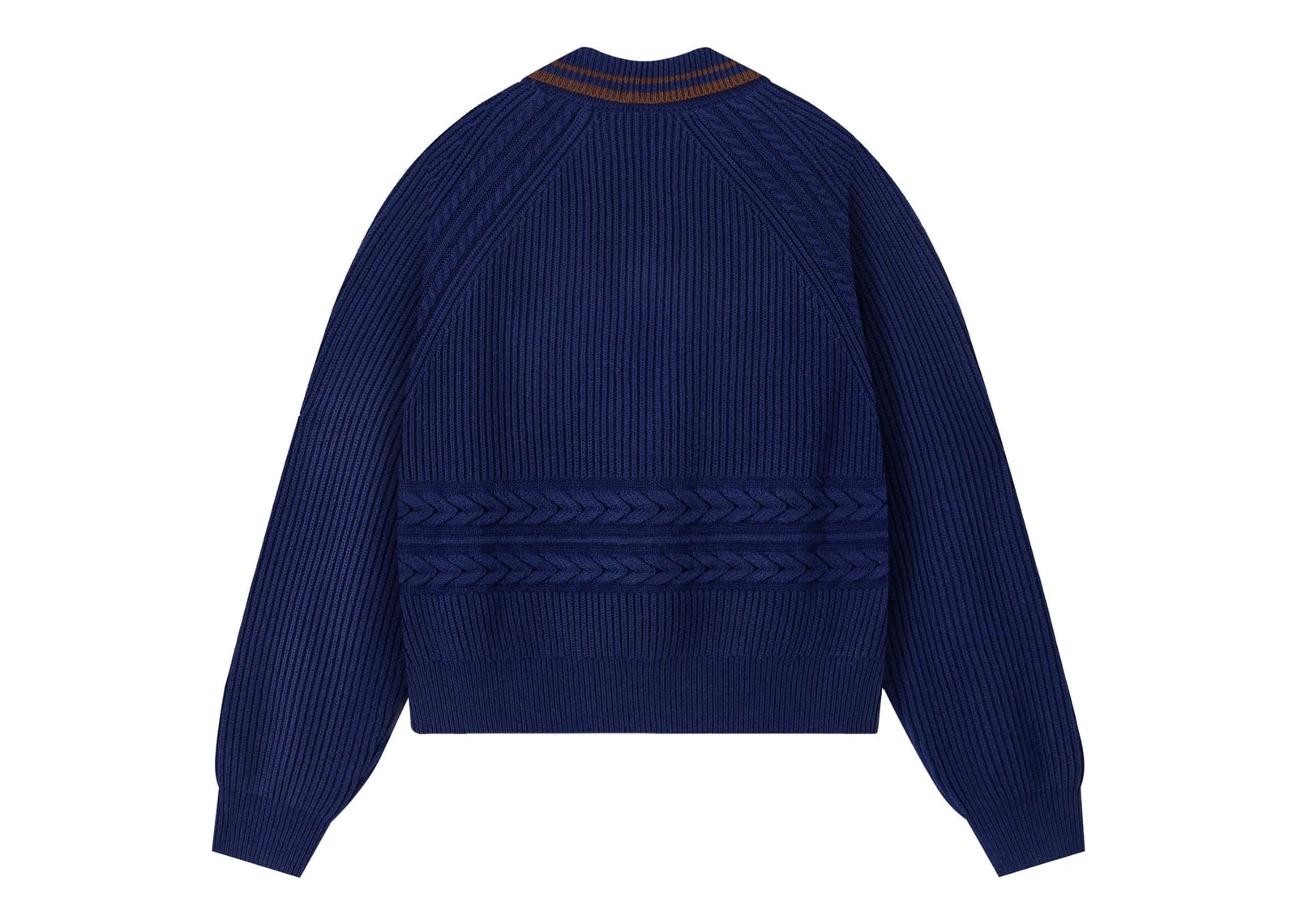 Nude Project Ridgmount Quarter-Zip Knit Sweater Navy - görsel 11