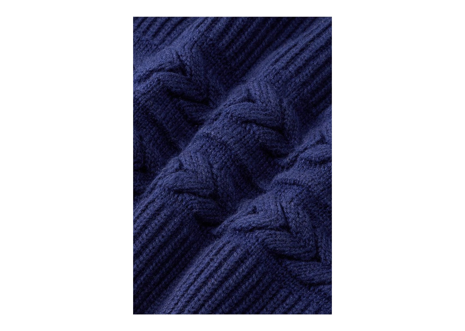 Nude Project Ridgmount Quarter-Zip Knit Sweater Navy - görsel 12