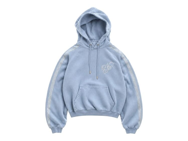 Nude Project Script Hoodie Blue