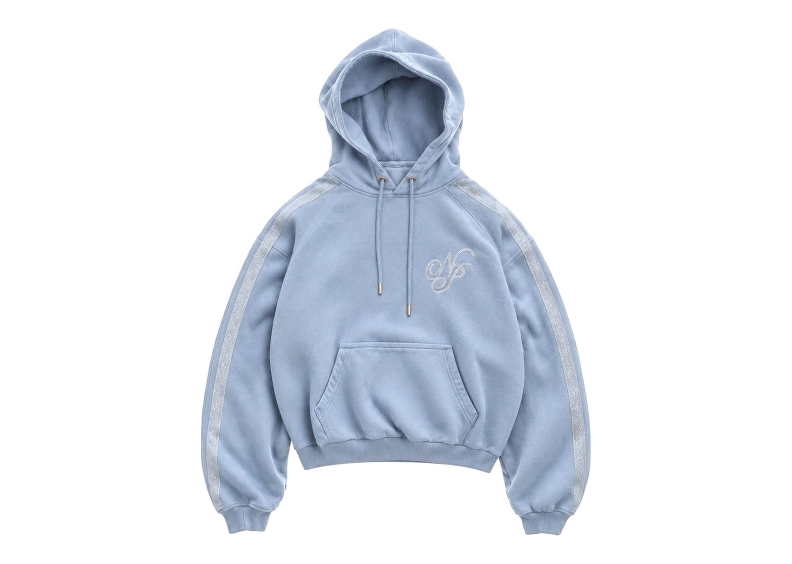 Nude Project Script Hoodie Blue