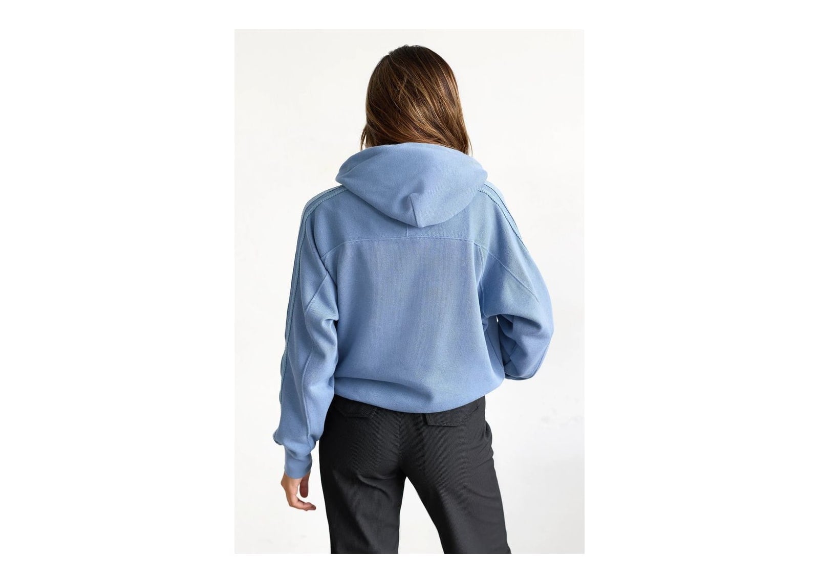Nude Project Script Hoodie Blue - görsel 7