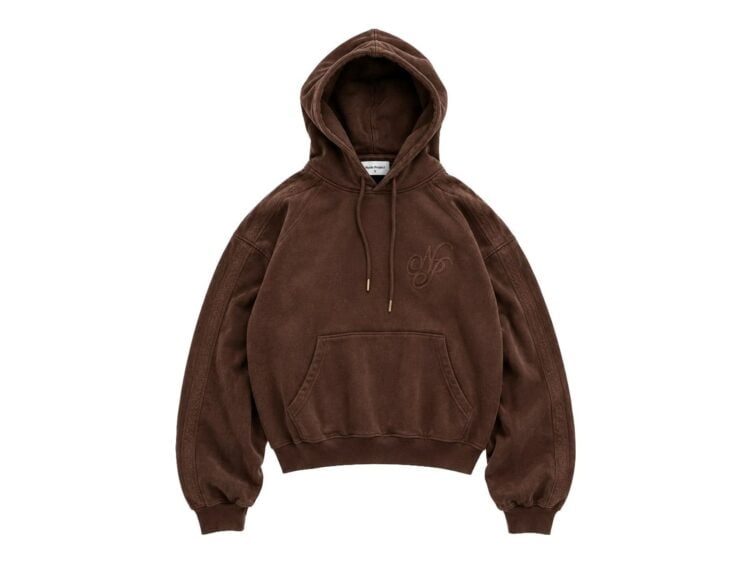 Nude Project Script Hoodie Brown