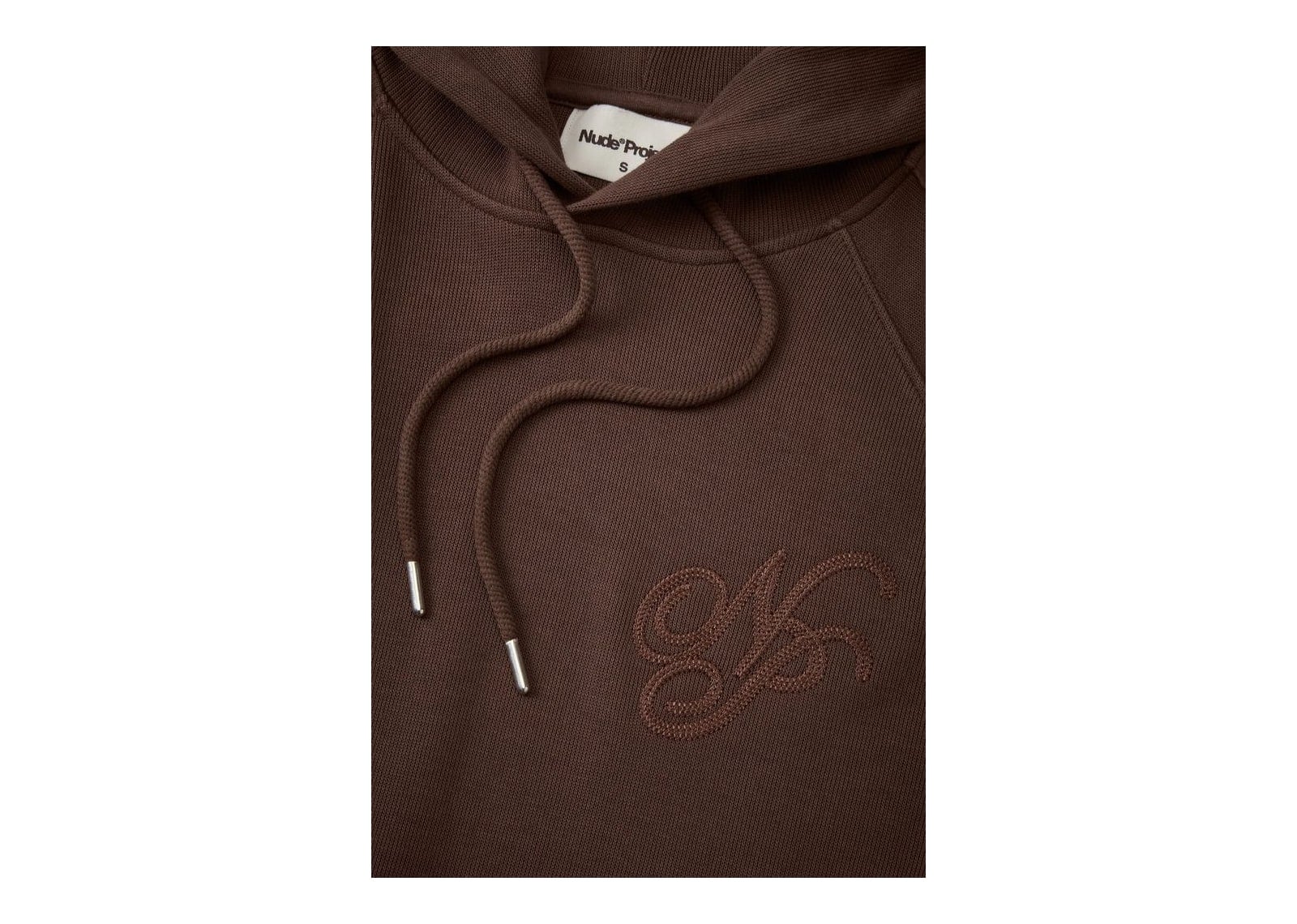 Nude Project Script Hoodie Brown - görsel 12