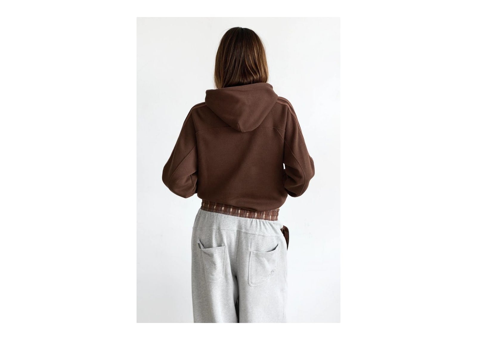 Nude Project Script Hoodie Brown - görsel 5