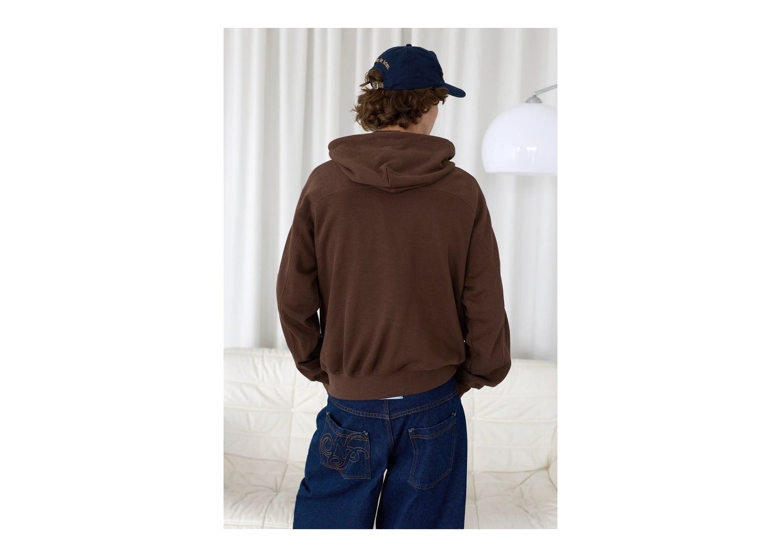 Nude Project Script Hoodie Brown - görsel 7