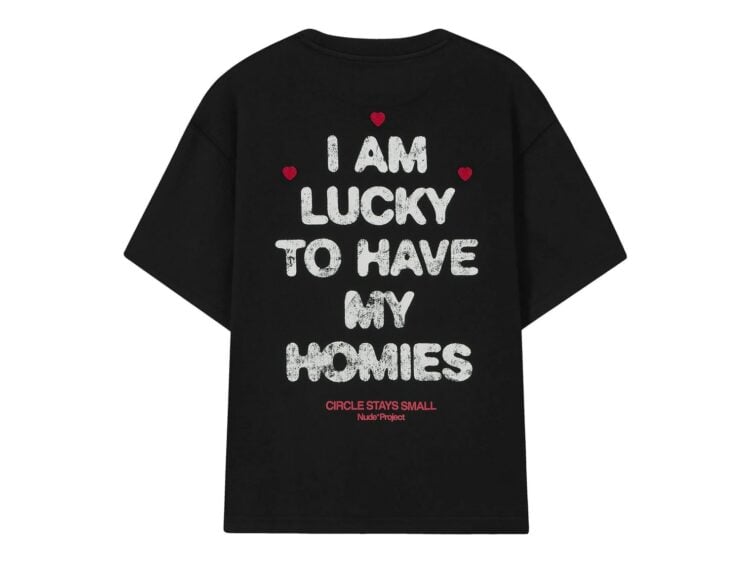 Nude Project Small Circle Tee Black