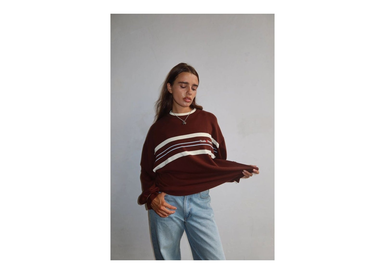 Nude Project Smith Knit Sweater Brown - görsel 5